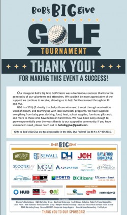 Bob-s Big Give Golf Touranment